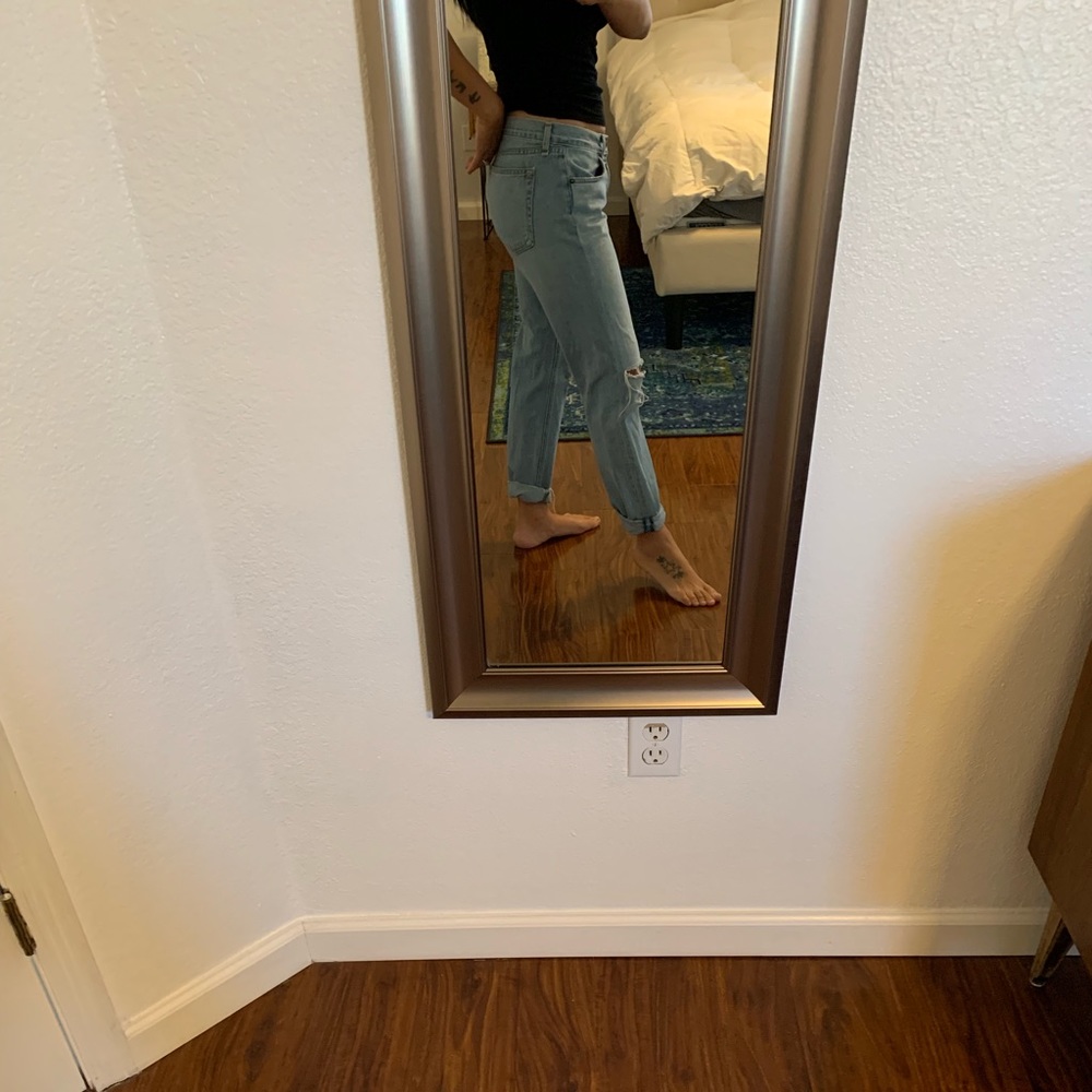 Rag & bone Dre Distressed Ankle Jeans boyfriend